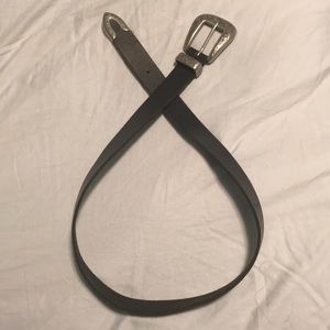 Urban outfitters metal tipped leather belt